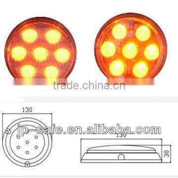 Police Led Warning Light, Aluminium Housing 12v Round Colored Strobe LTDG95 photo-3