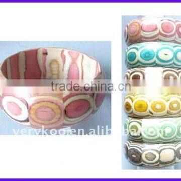 Fashion Painting Wood Bangles(FCH-10649)