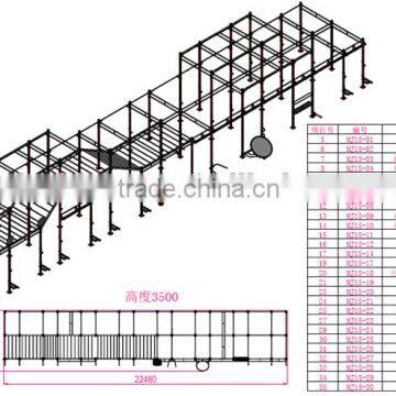 Gym equipment BWR013 More units combo/crossfit rig/power equipment