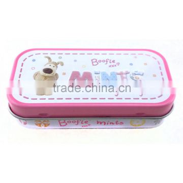 Custom made mini mint candy tin box made in China