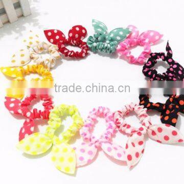 Children Hair Accessories Lovely Bunny Ear Baby Headbands Elastic Fashion Soft Toddler scrunchy Bow Knot Girls Headband