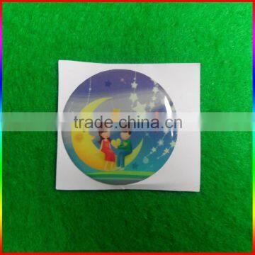 Glow in the Dark moon Luminous epoxy Sticker