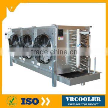 Acidic Water Water Cold Condenser Electric Defrost