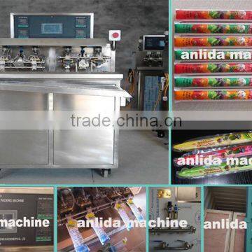 4 nozzles ice lolly filling sealing machine