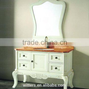 WTS-1300 47'' Eurostyle Floor Mounted Bathroom Mirrored Cabinets for a Small Bathroom photo-3