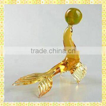 Imitation Yellow Crystal Sea Lions For Wedding Take Away Gifts