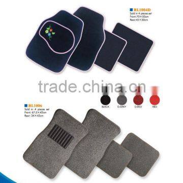 Rubber and Plastic carpet car mats