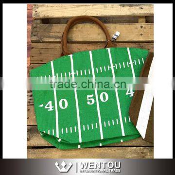 Fashionable Touchdown Football Field Tote