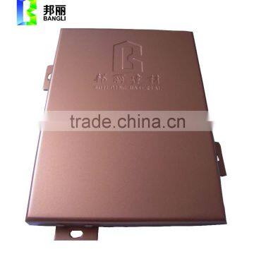 PVDF/PE aluminum panel interior wall decorative exterior wall cladding