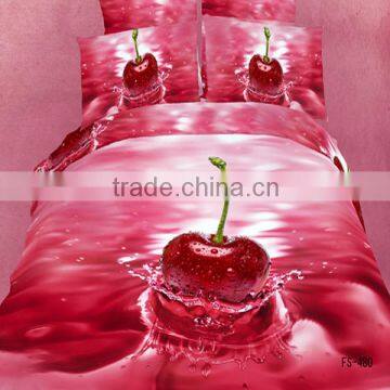Elegant 3D Fruit Design Reactive Printed Bedding Set With High Quality and Low Price photo-1