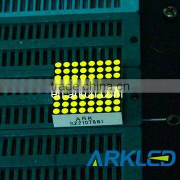 ARK hot sale, 1.2'' 8x8 Dot Matrix LED Display Yellow Color