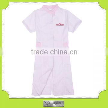 wholesale blue hospital coat factory with your own logo