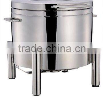 GW-20-11A-GL 11L Stainless Steel New Glass Lid Soup Station with Hydraulic Hinge