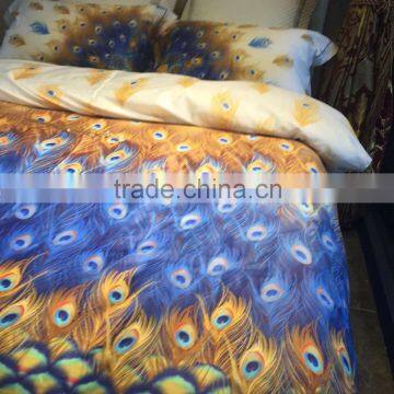 Custom made cheap polyester 3d bedroom set, bedsets