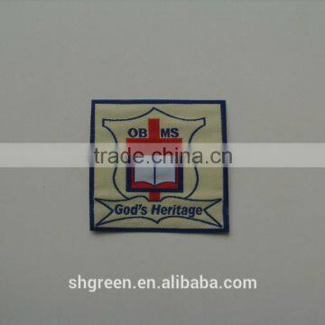 Laser Cut Round Taffeta Woven Labels for Gloves