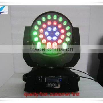 (8pcs)free shipping LED Stage Light Moving Head Light DMX RGBW Zoom 36*10w Led Moving Head Wash