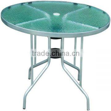 Cheap Iron Tube Glass Table