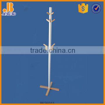 White wooden Hanger stand new design