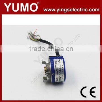 YUMO CE IHU4808 2000ppr 3P5L DC 5V UVW Signal Servo Motor Rotary Encoder Optical Incremental Hollow Shaft Rotary Encoder photo-2