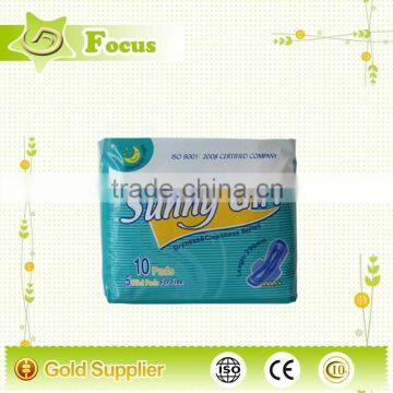 Cheap disposable dry sanitary pads, cotton sanitary napkins, breathable women sanitary napkin