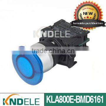 illuminated mushroom cap push button switch ,direct type 6V-240V ,transformation type 380V ,KA800E-BMD