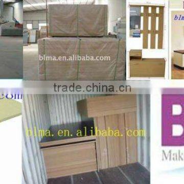 E1 Grade plain or melamine MDF 1220*2440 for indoor furniture with CE