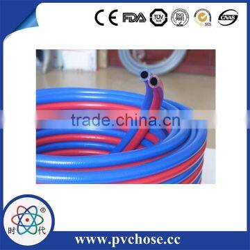 high quality fiber reinforced 20bar working pressure rubber neoprene twin hose