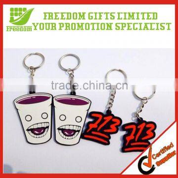 Wholesale Logo Customized PVC Keychains