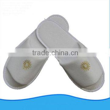 2014 New Style Luxury Hotel Bathroom Slipper With EVA Sole