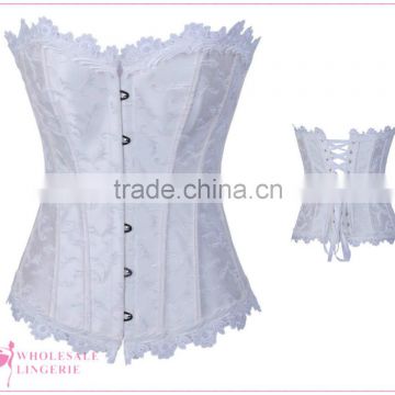 White corset tops to wear out cheap corset for sale