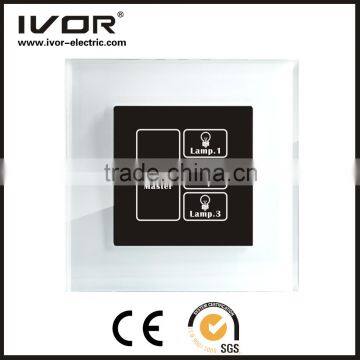 2016 New Design New Wallpad White Waterproof Glass Smart Touch Screen Sensitive LED Light Control photo-3