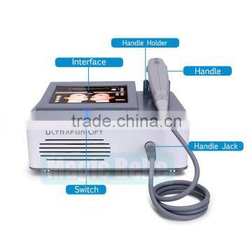 Eyes Wrinkle Removal Good Price HIFU Slimming Machine!!! 5 Cartridges Facial Lifting HIFU Machine From China Skin Lifting photo-2