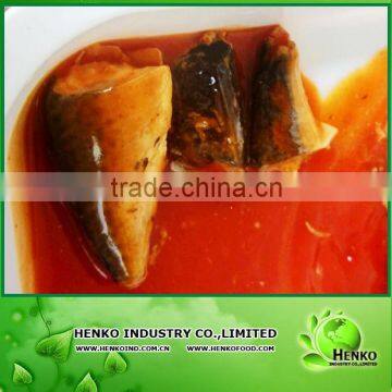 canned fish in tomato sauce