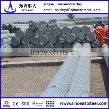 Hot ! Chinese Mill supply hot dip galvanized scaffold tube standard sizes at factory prices