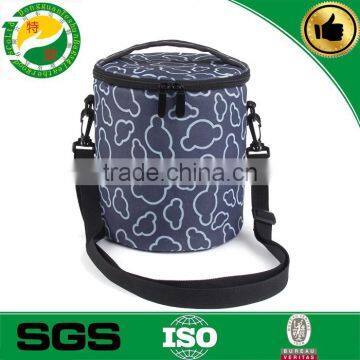 Polyester round shape lunch bag