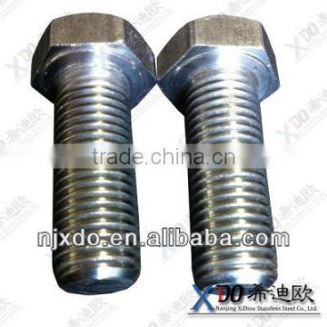 Inconel600 m16 hex bolt with nut and washer 2.4816 uns n06600