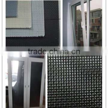 powder coated black ss316 security mesh for window and door screen