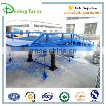 Heavy duty adjustable container loading yard ramp for sale