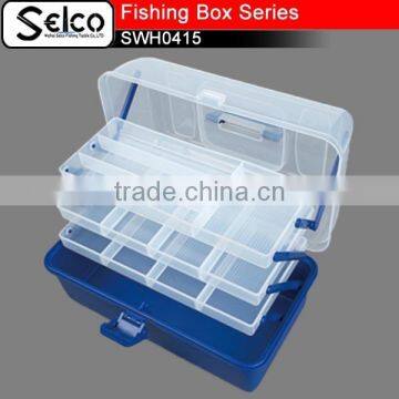 SWH0415 36*19*20cm China Top quality plastic fishing tackle box