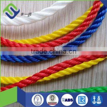 3 strand high quality UV Shandong pe rope fishing rope