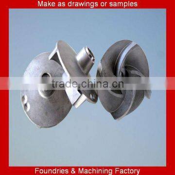 CNC machining & lathe machining sewage submersible pump impeller