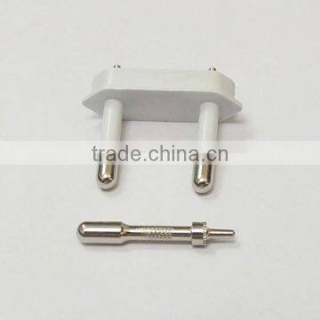 CNC lathe customized brass pin plug adaptor for Iphone 6