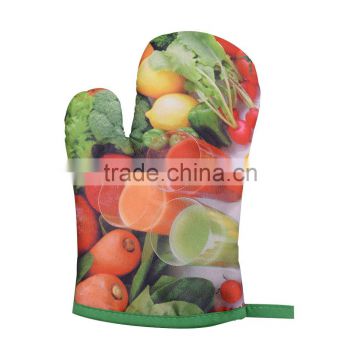 Baking Fruit Printed Kitchen Oven Mitts