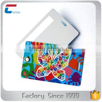 Business Card Size Folded Type Custom Holes Luggage Tags photo-2