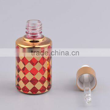 Empty Glass Essential Oil Bottles With Aluminum Dropper Cap Whosale photo-2