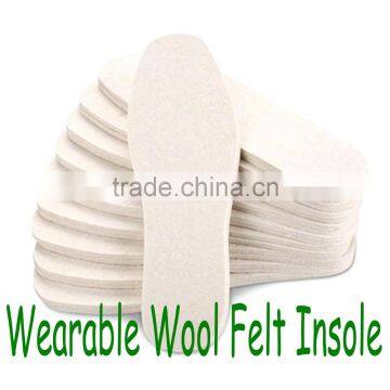 wearable slip resistant sheep wool shoe-pad for man and woman