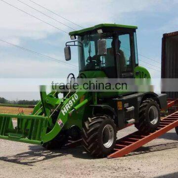 1500kg Mini Loader 915 Wheel Loader With Snowplow+snowsweeper photo-2