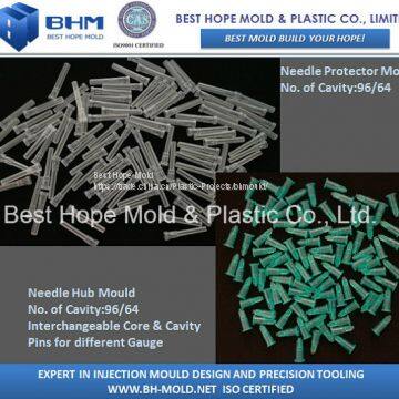 Needle Hub and Protector Mould plastic injection mold