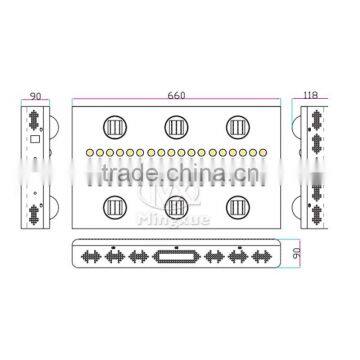 900W LED Grow Light Grow Light Panel 5W Chip With 3 Dimmers photo-4