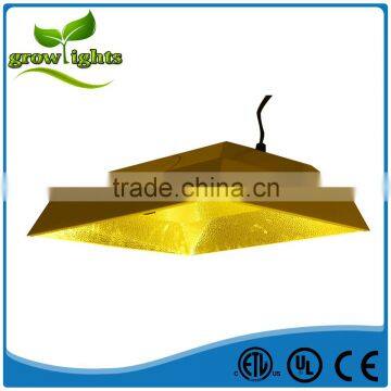 Indoor hydroponics greenhouse grow light hood aluminium reflector/vertical umbrella grow reflector